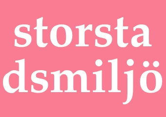 Synonym storstadsmiljö