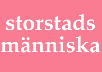 Synonym storstadsmänniska