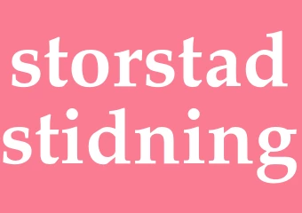 Synonym storstadstidning