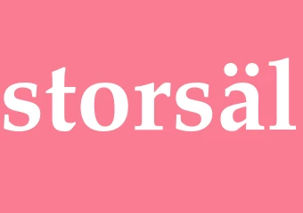Synonym storsäl
