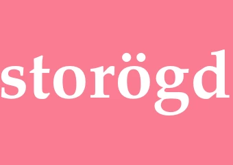 Synonym storögd