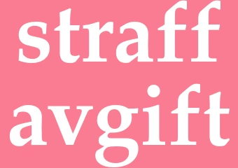 Synonym straffavgift