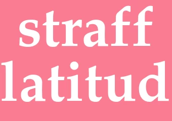 Synonym strafflatitud