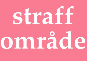 Synonym straffområde