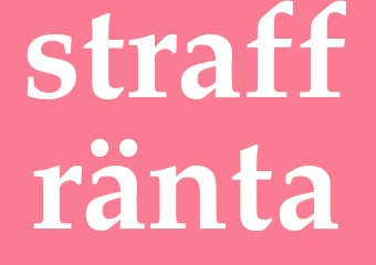 Synonym straffränta