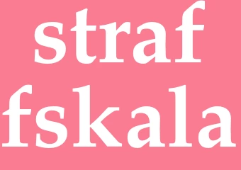 Synonym straffskala