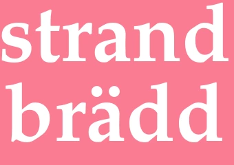 Synonym strandbrädd