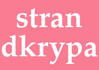 Synonym strandkrypa