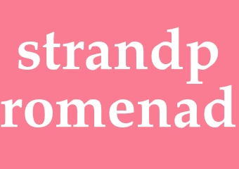 Synonym strandpromenad