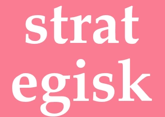 Synonym strategisk