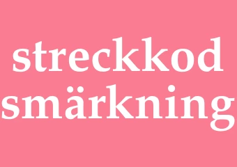 Synonym streckkodsmärkning