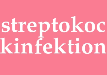 Synonym streptokockinfektion
