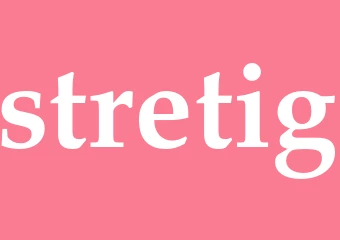 Synonym stretig