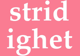 Synonym stridighet