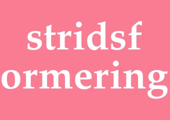 Synonym stridsformering