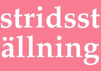 Synonym stridsställning
