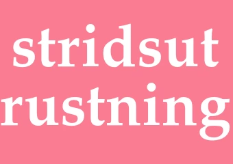 Synonym stridsutrustning