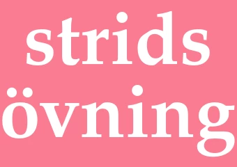 Synonym stridsövning