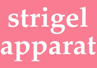 Synonym strigelapparat