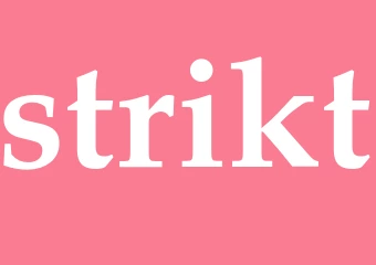 Synonym strikt