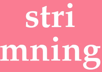 Synonym strimning