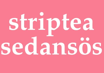 Synonym stripteasedansös