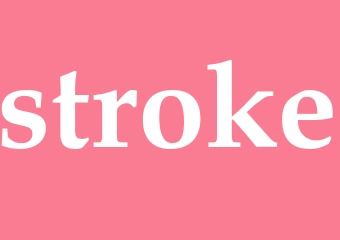 Synonym stroke