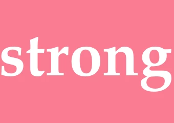 Synonym strong