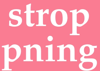 Synonym stroppning