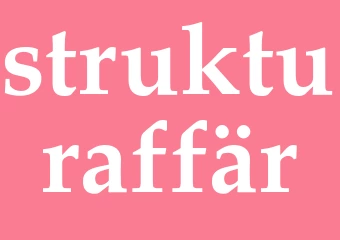 Synonym strukturaffär