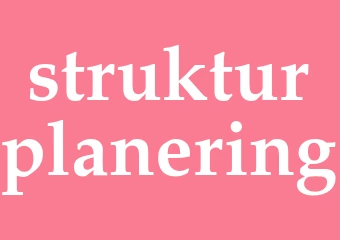 Synonym strukturplanering