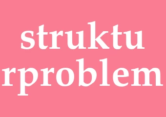 Synonym strukturproblem