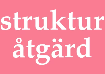 Synonym strukturåtgärd