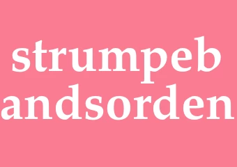 Synonym strumpebandsorden