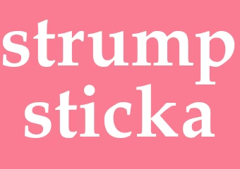 Synonym strumpsticka