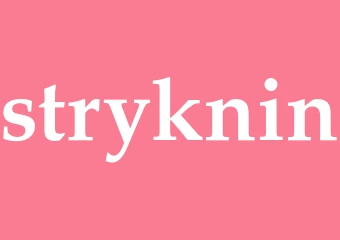 Synonym stryknin