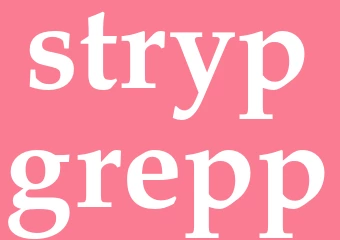 Synonym strypgrepp