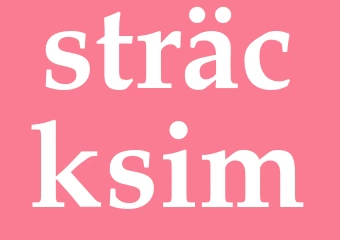 Synonym sträcksim
