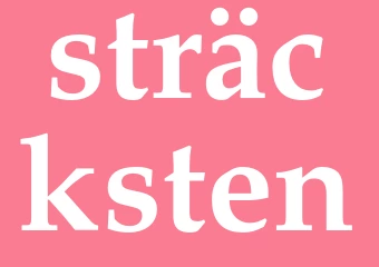 Synonym sträcksten