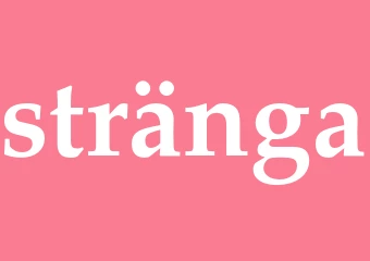 Synonym stränga
