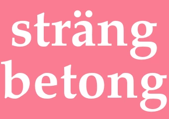 Synonym strängbetong