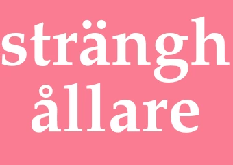 Synonym stränghållare