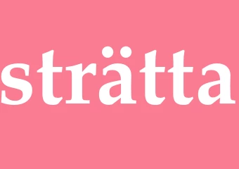 Synonym strätta