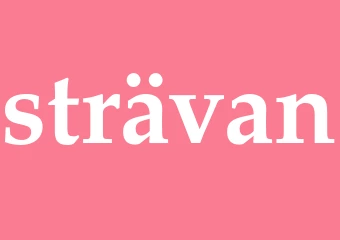 Synonym strävan