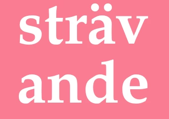 Synonym strävande