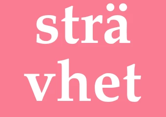 Synonym strävhet