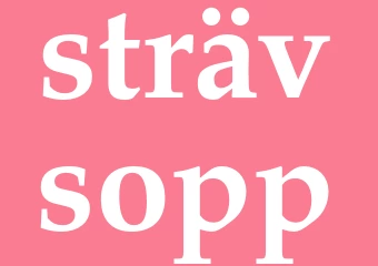 Synonym strävsopp