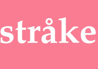 Synonym stråke