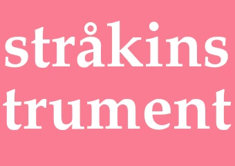 Synonym stråkinstrument