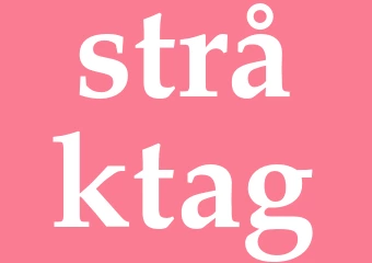 Synonym stråktag
